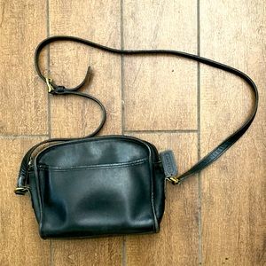COPY - Coach shoulder bag - Black leather